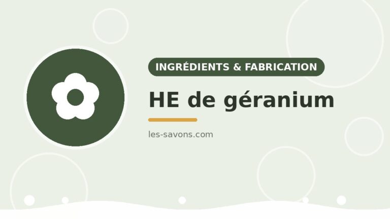 HE de géranium