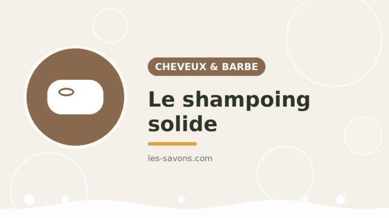 Shampoing solide naturel