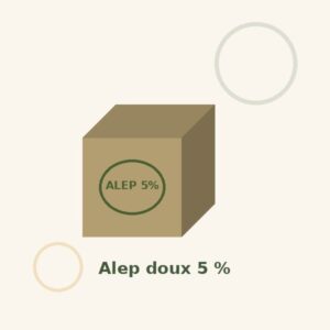 Savon d’Alep doux 5 % laurier 190 g