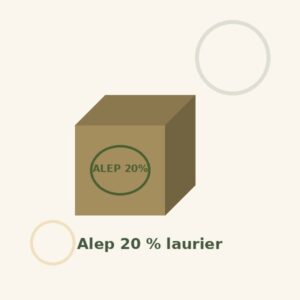 Savon d’Alep 20 % laurier 200 g