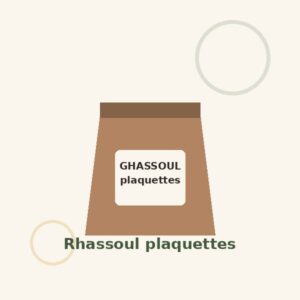 Ghassoul en plaquettes 500 g